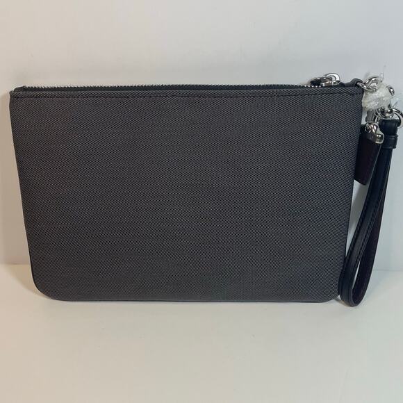 NWOT Coach 1941 Turnlock Pouch 26 with Horse and Carriage Jacquard Black C3387 - Picture 4 of 8